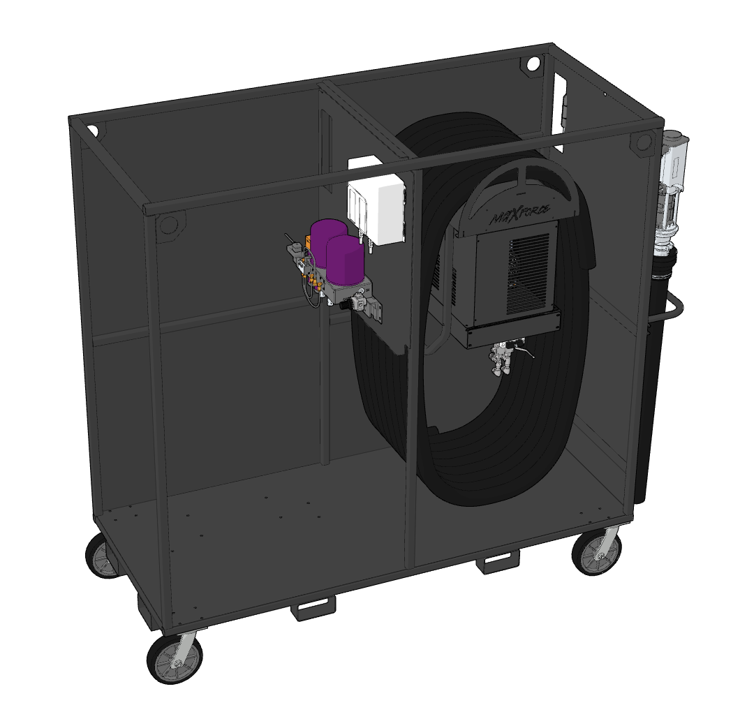 MOBILE CART, R3 H50XP3, 6.5 CFM COMP.