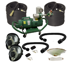 Bullard Two Mask System, 100' Hose